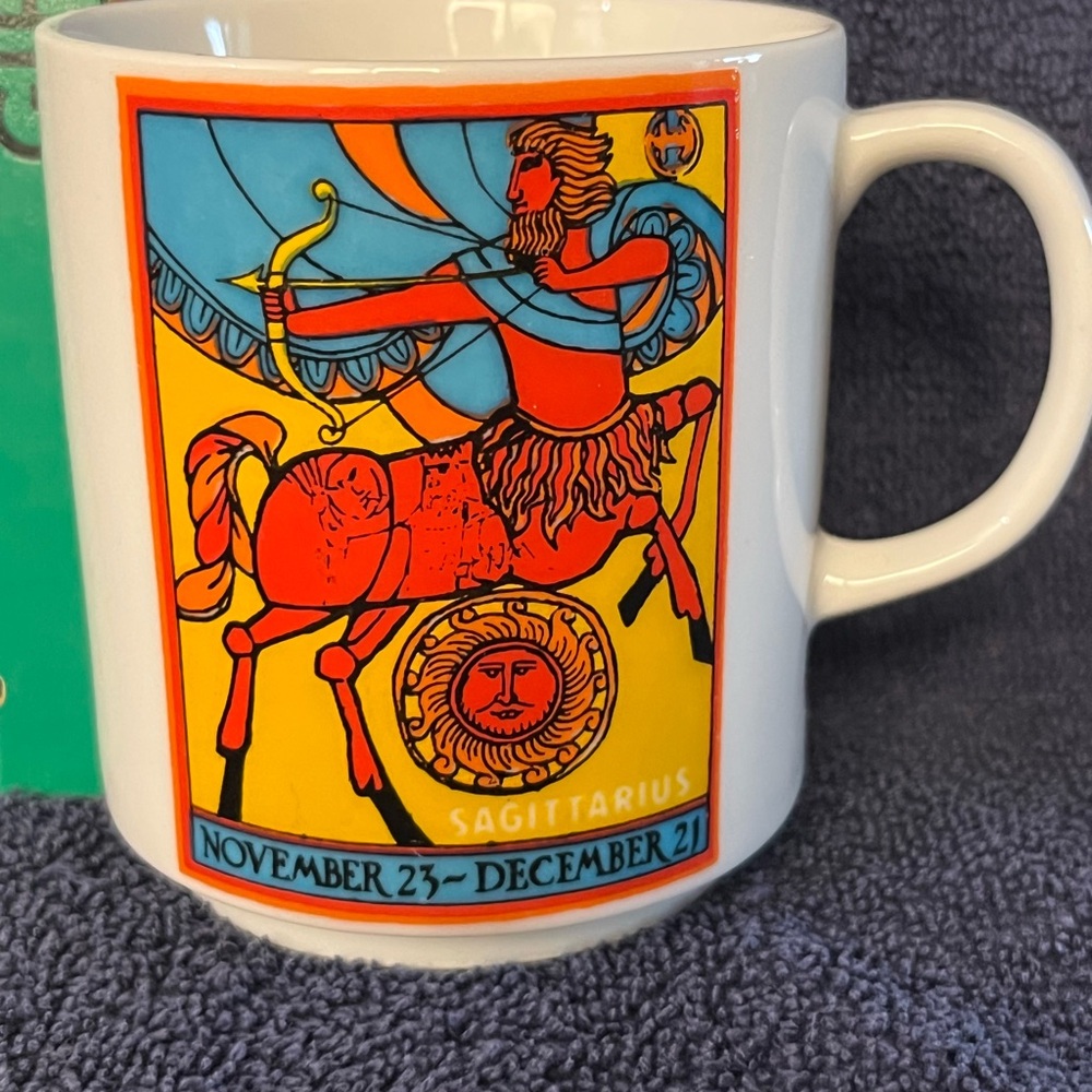 Sagittarius Zodiac Mug with Vibrant Design